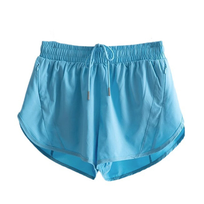 Pantaloncini sportivi estivi per le vacanze delle donne, due pezzi di stile sottile antiriflesso asciugatura rapida e Runnin Casual all'aperto traspirante