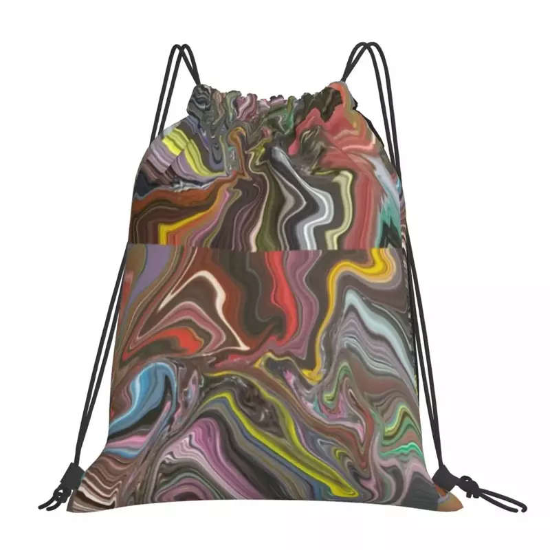 Squave Backpacks Multi-function Portable Drawstring Bags Drawstring Bundle Pocket Shoes Bag Book Bags For Man Woman School