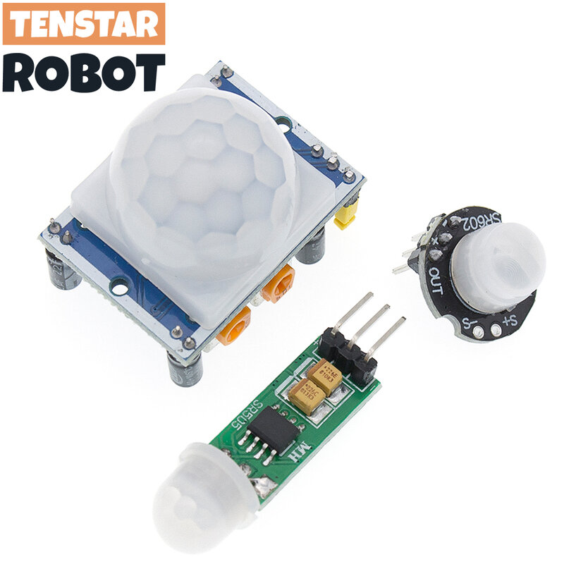 PIR Sensor HC-SR501 HC-SR602 HC-Sr505 Adjust IR Pyroelectric Infrared Motion Detector Module For Raspberry Pi Sensing Human Bod