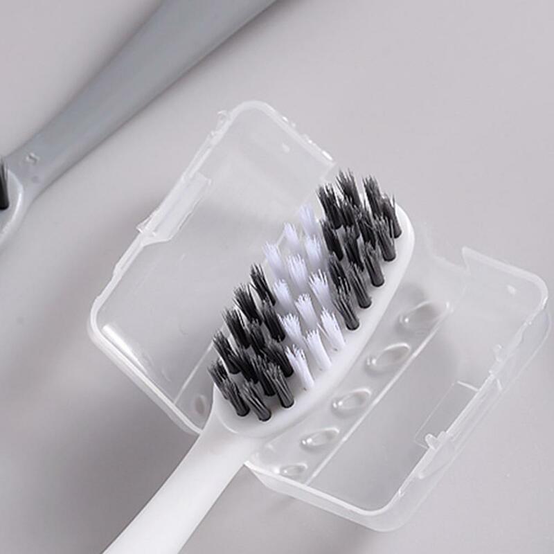 8Pcs/Set Great Adult Bamboo Charcoal Teeth Brush Silicone Toothbrush Lightweight  Oral Care