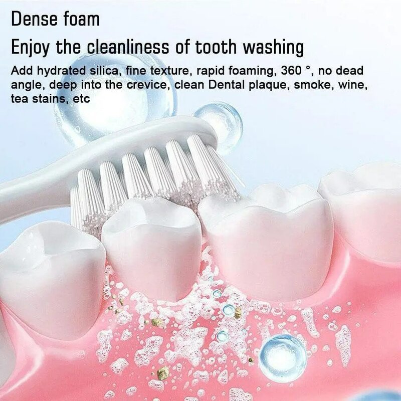 معجون أسنان مبيض بروبيوتيك ، نظافة الفم ، تنظيف مزيل البقع ، نفس منعش ، رعاية صحة الأسنان ، بلاك جي