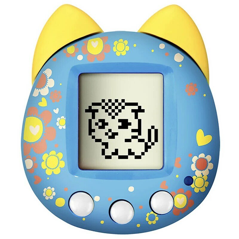 Tamagotchi mainan konsol permainan portabel hewan peliharaan elektronik nostalgia 90s asli mainan anak anjing kelinci kucing Virtual interaktif
