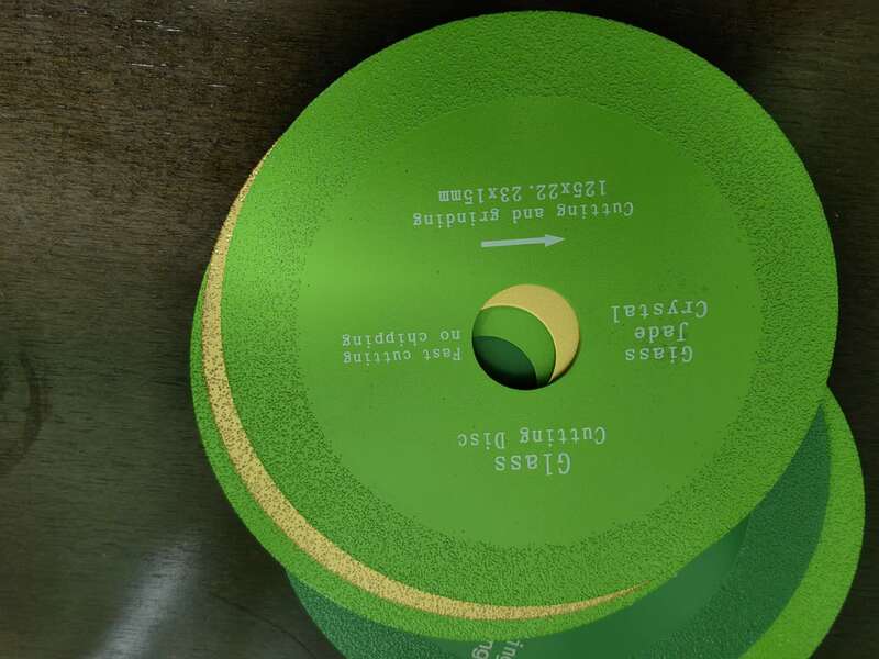 Alat pemotong keramik kaca roda gergaji tipis, roda gergaji berlian Ultra tipis 4 inci, alat pemotong kaca
