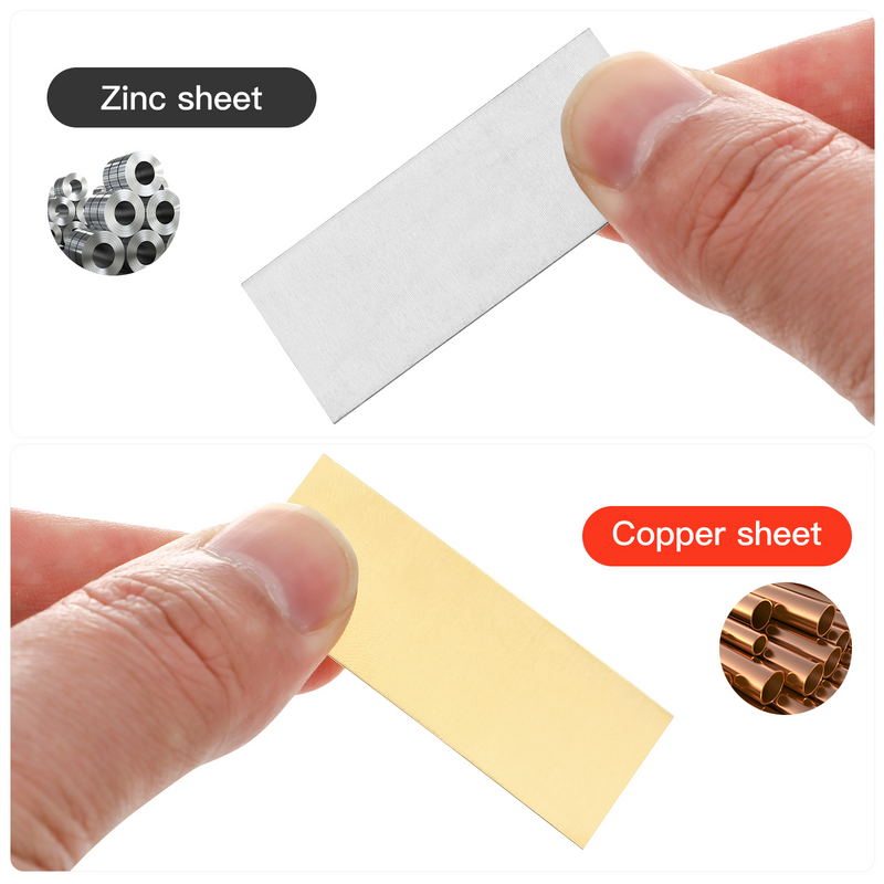 of Zinc Copper Electrode Strips Fruitssss Power Generation Science Experiment Supplies