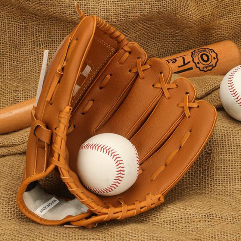 Outdoor-Sport Baseball handschuh Pu Leder Schlag handschuhe Softball Übungs ausrüstung Baseball Training Wettkampf handschuh für Kinder