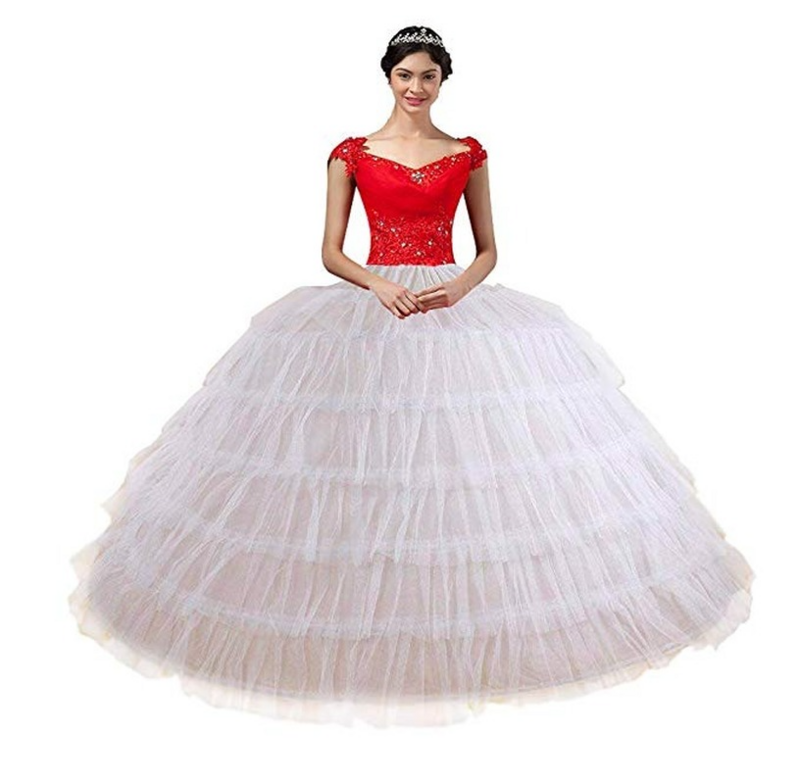 Женское свадебное платье It's yiiya, белое Тюлевое бальное платье с 6 ободками и регулируемым размером на лето 2019