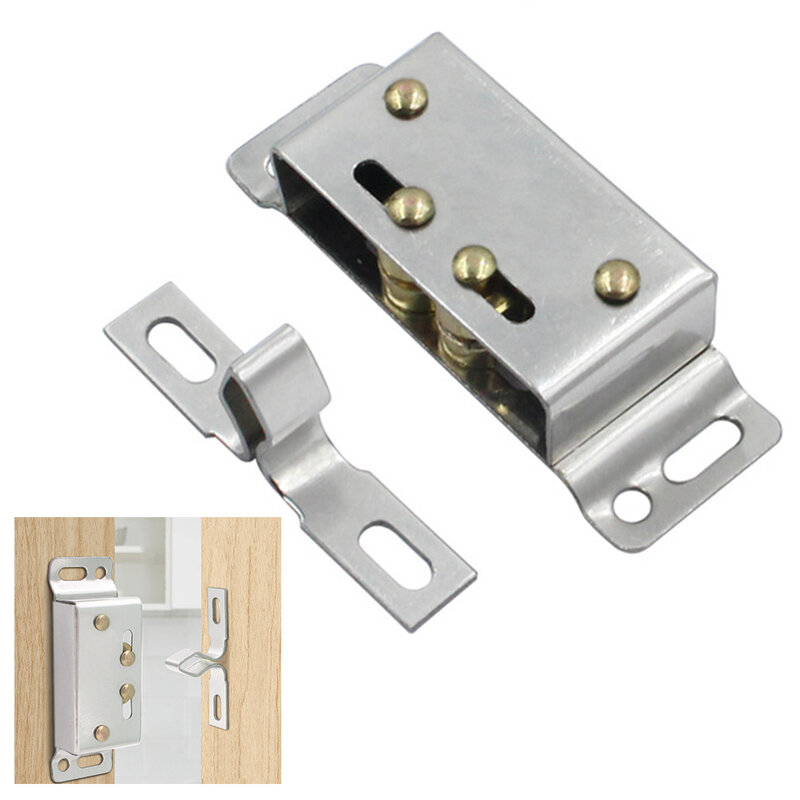 Cabinet Catches Door Close Latch Double Roller Catch Simple To Install Boats Caravans Keep Light Doors Securely Shut