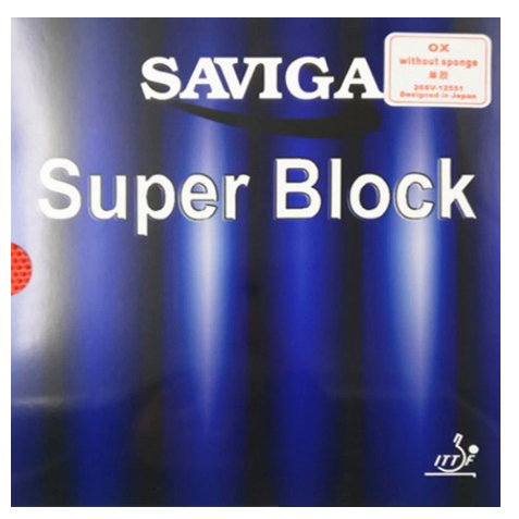 SAVIGA Super Block OX Ping Pong in gomma Pips lunghi in gomma da Ping Pong senza spugna