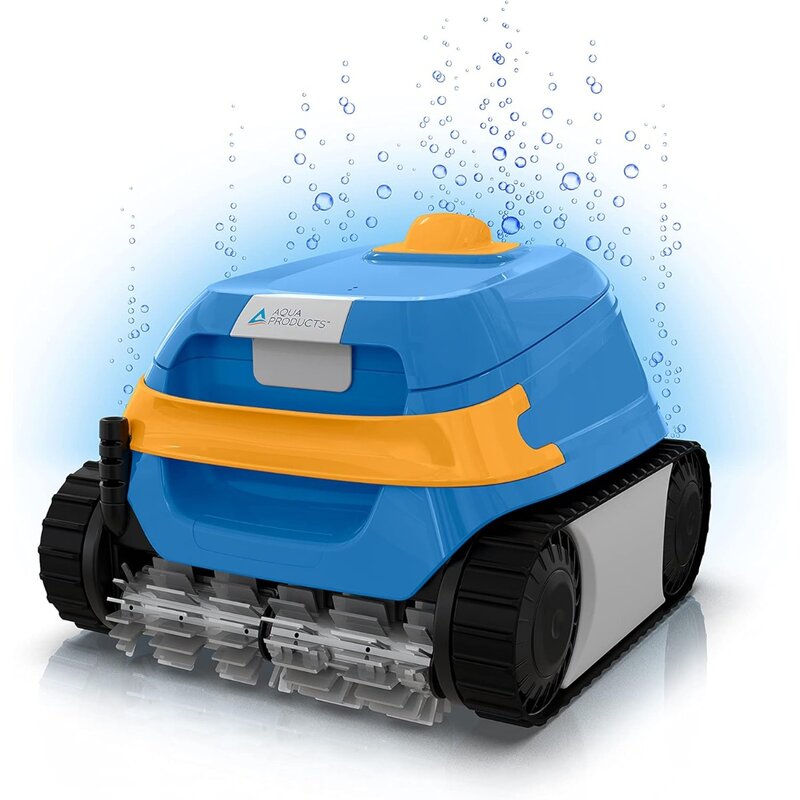 EVO502 pembersih robot, vakum otomatis untuk kolam tanah hingga 40 kaki panjang kabel, panjat dinding Vac dengan daya isap kuat & Mudah