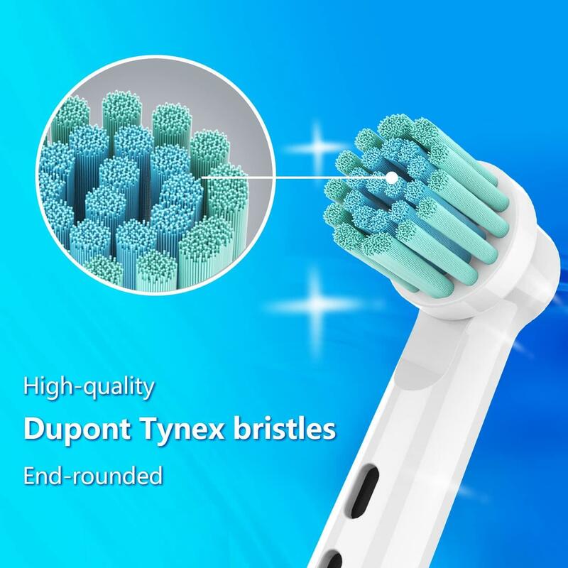 4/8/12/16/20PCS Soft Bristles Fit for Sensitive Gums Care Brush Head Nozzles for Oral B Type 3756 3757 3744 3765 4729 4731 4739