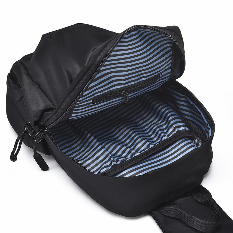 Tas bahu tas dada pria kasual tas messenger perjalanan pendek tas selempang Oxford pria paket selempang bentuk sederhana untuk sekolah