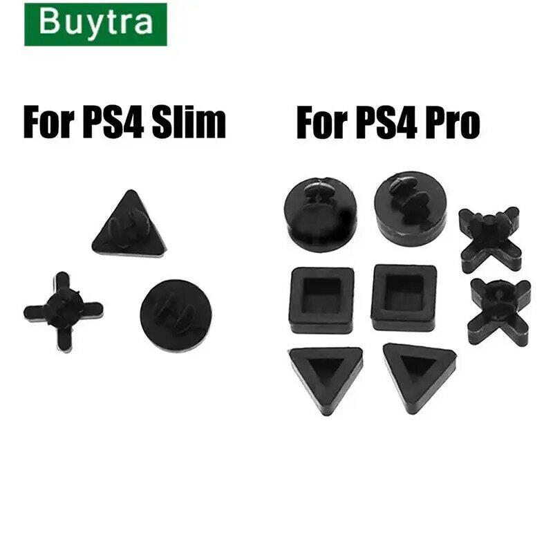 Almohadillas de silicona para pies, cubierta inferior de goma para PS4, PS, 4 Pro, carcasa delgada para consola, novedad, 8/3x