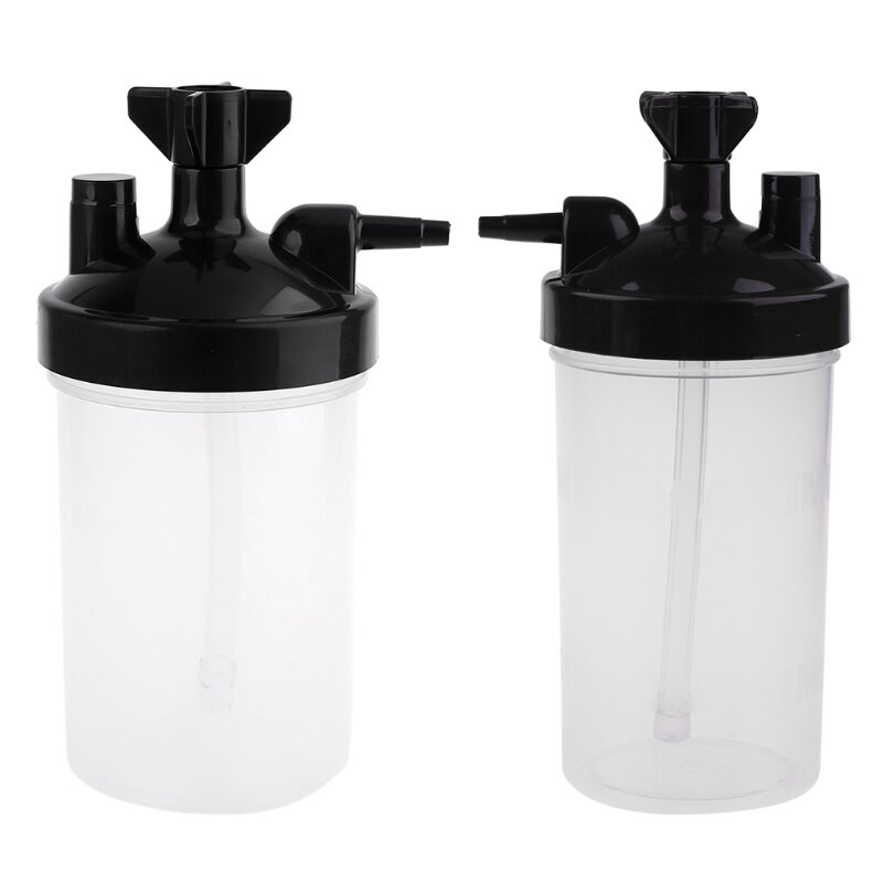 หัวออกซิเจนเครื่องทำความชื้น Translucents Designs Bottle Humidifier พลาสติกนำกลับมาใช้ใหม่บ้านสำหรับเครื่องกำเนิดออกซิเจน