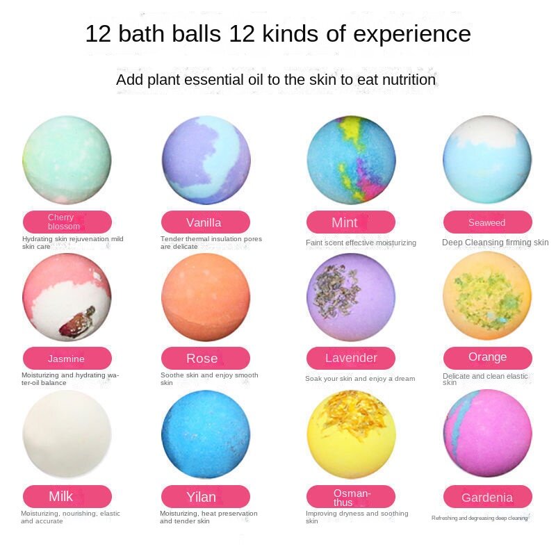 ผลิตภัณฑ์อาบน้ำเกลือขัดผิวเกลือระเบิดแบบลูกบอล