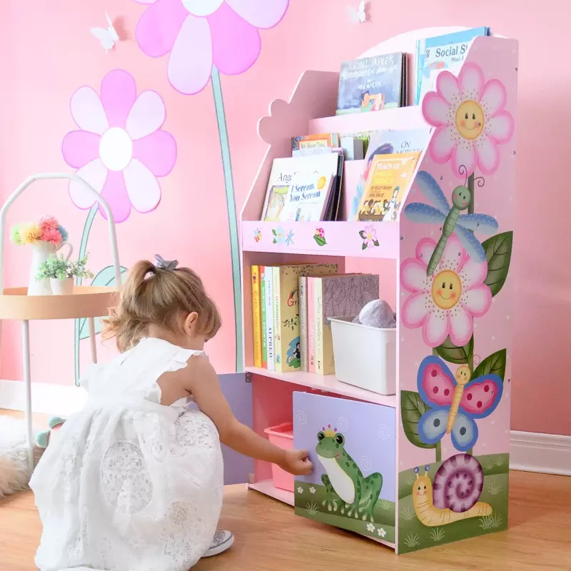 Детский книжный шкаф с шкафом