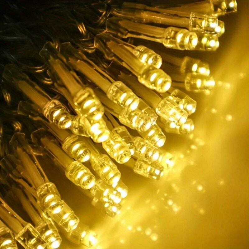 5M LED bożonarodzeniowa lampki świąteczne na sznurku wewnętrzna girlanda ślubna na zewnątrz lekka wodoodporna dekorację na imprezę świąteczną girlanda