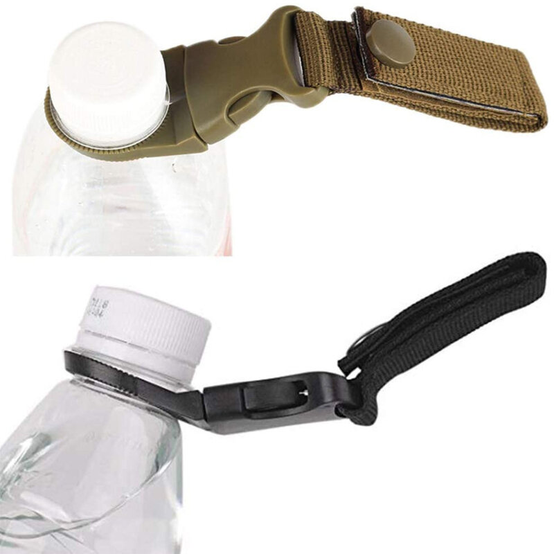 1/2/3PCS clasp molle attach Buckle Holder tool webbing backpack Hanger Hook Carabiner Water Bottle clip hang camp hike outdoor