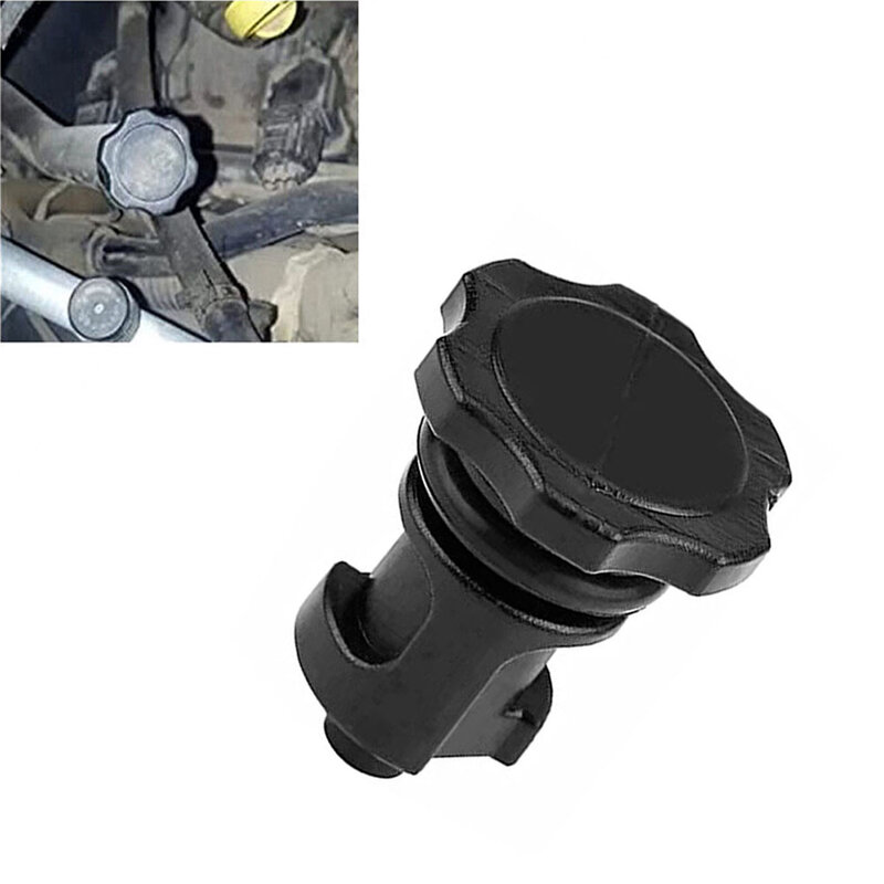 New Useful Dipstick Filler Cap Oil Dipstick Cover Black Parts Plastic Replacement Transmission Vehicle Accessories