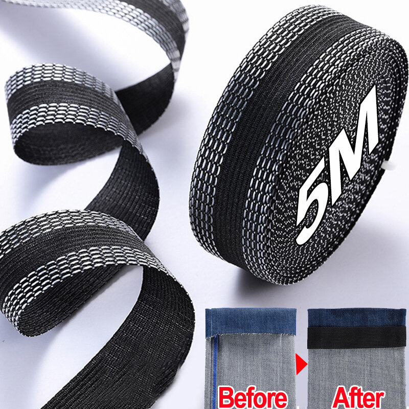 1-5M Self-Adhesive Tape For Pants Edge Shorten Pants Paste Iron on Trousers Jeans Pants Clothes Sleeves Length Adjusted Tapes