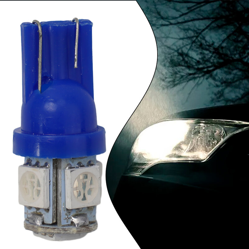 Lampu indikator pelat lisensi kendaraan, cahaya lebar tahan lama berguna kualitas praktis 12V 1 buah 2W 5050 lampu pintu