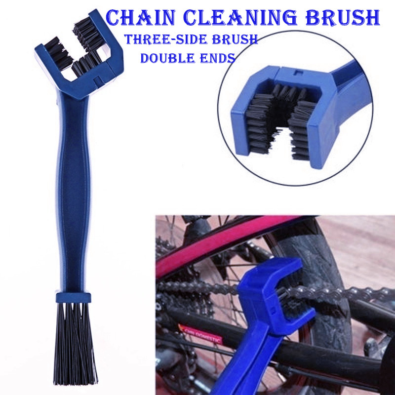 Motorcycle Chain Cleaning Brush  Bicycle  Clean  Gear Grunge  Outdoor Cleaner Car care Scrubber Tool
