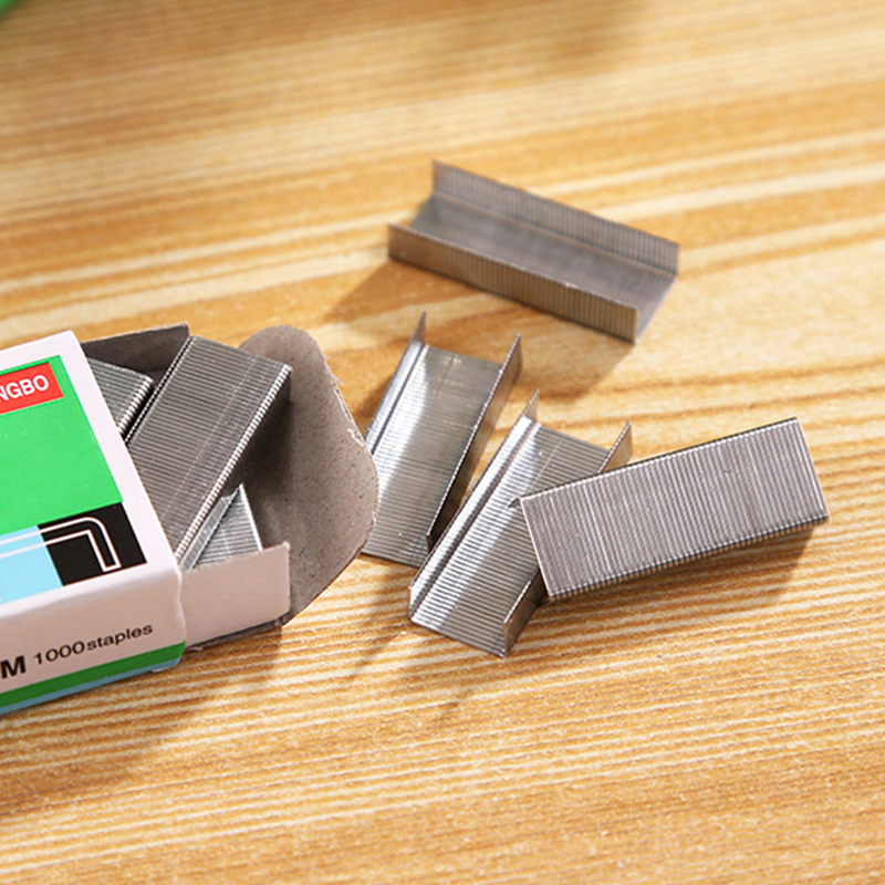 Mini cajas de grapas pequeñas para escritorio, oficina, uso doméstico, 10 cajas
