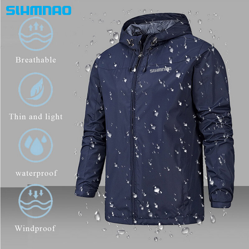 Fisherman Fishing Jacket, Spring and Autumn Windproof and Waterproof Fishing Suit, Mountaineering and Hunting Tactical Pants