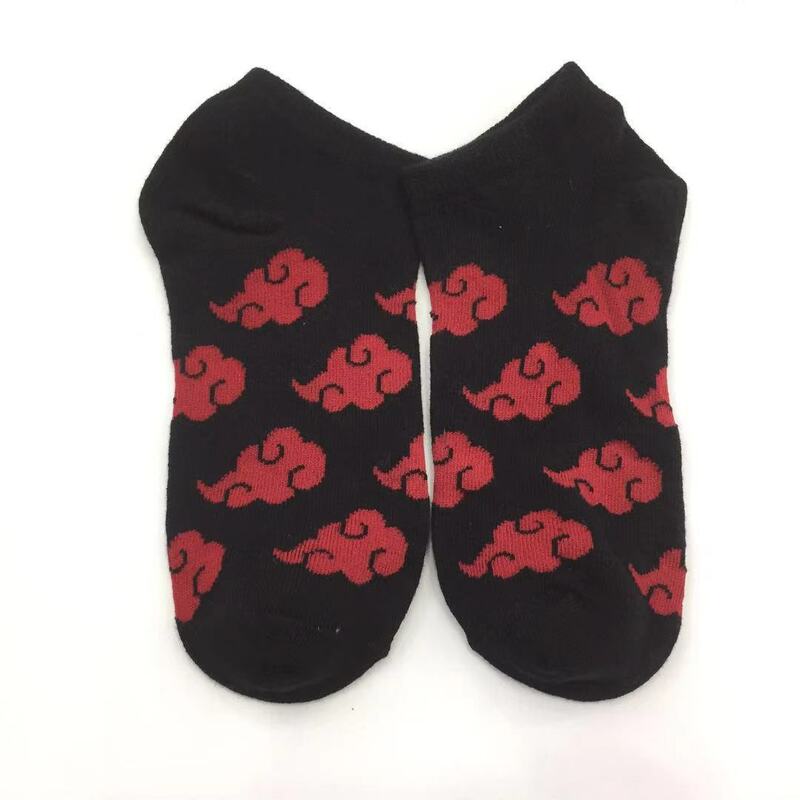 Anime NARUTO Akatsuki Orochimaru Hatake Kakashi Uchiha Sasuke Cosplay calcetines cortos adultos Unisex ropa calcetín accesorios regalo