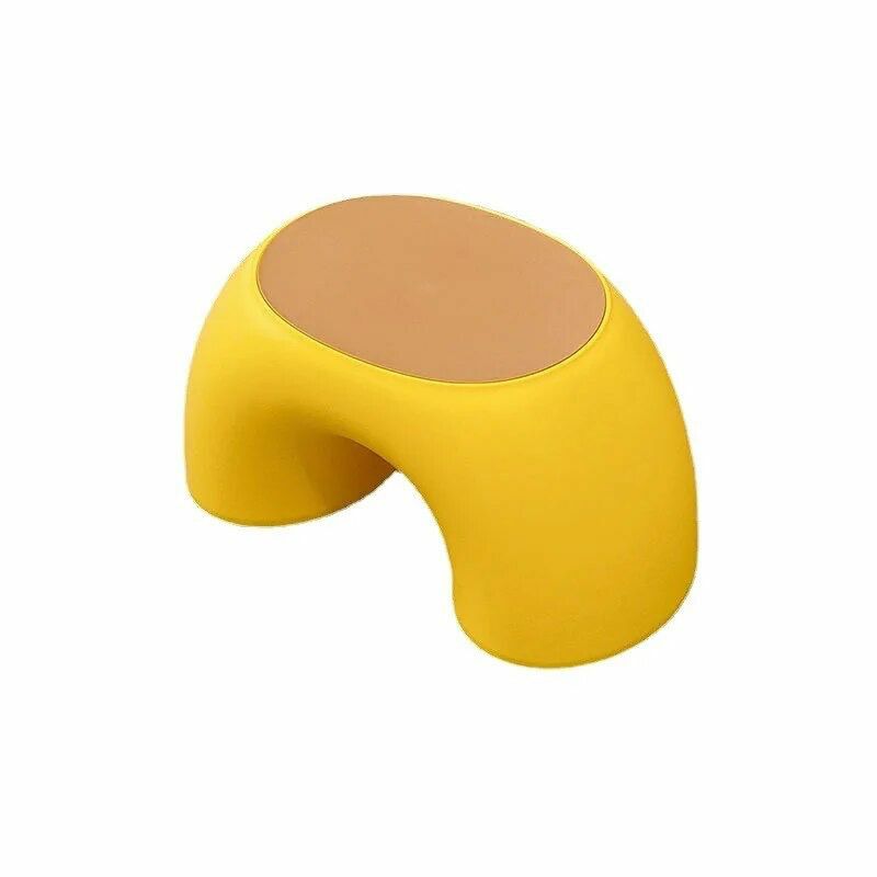 Taburete Circular de arcoíris para el hogar, silla gruesa redonda Simple de alta calidad, taburete bajo para niños