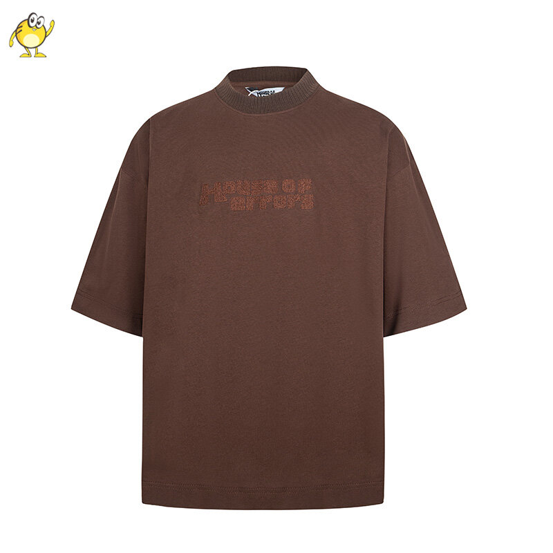 Camiseta de manga corta de Casa de errores para hombre y mujer, ropa de calle de gran tamaño, informal, de verano