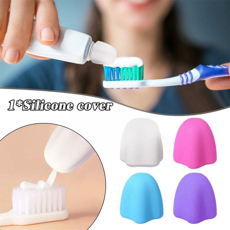 1pc silicone creme dental auto-selagem pasta de dentes dispensador de bomba de pasta de dentes suprimentos s6h7 s6h7