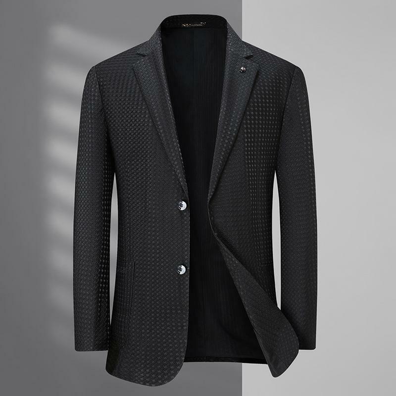 Fato de negócios pequeno para lazer masculino, versão coreana, vento leve, tendência da moda, jaqueta fina, primavera e outono, 5974