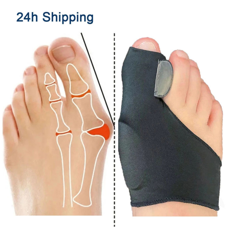 2 szt. Separator palców stopy palucha koślawego korekcyjne korekcyjne nóżki korekcja kości kciuka Pedicure prostownica do skarpet
