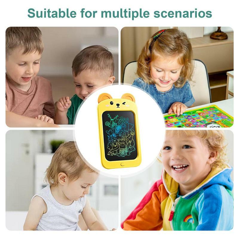 Kids Writing Tablet Eye Protection LCD Drawing Tablets For Kids Erasable Reusable Screen Lock Battery Operated Children's