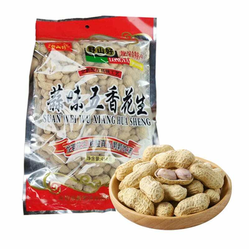 YeShanHao Snack aglio cinque spezie arachidi 454g 4 confezioni