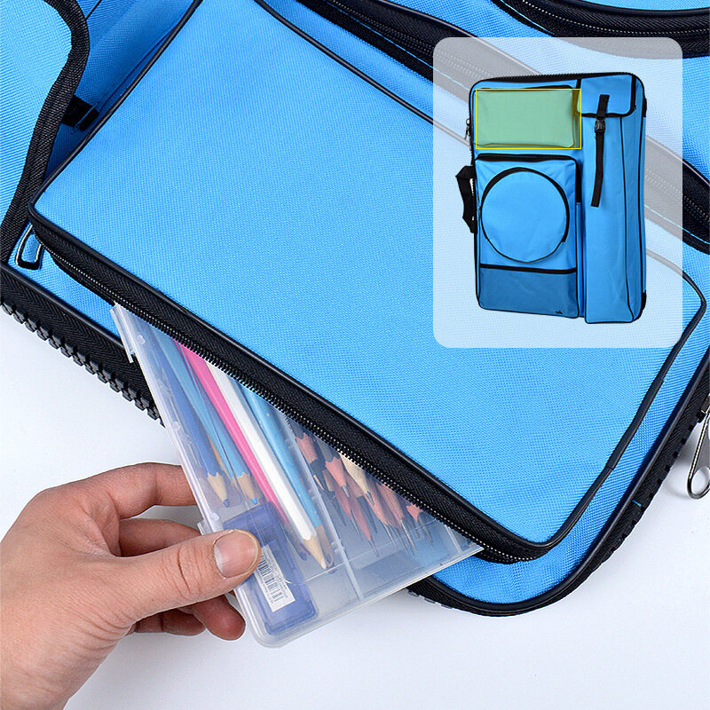 Sketch Storage Bag Large Capacity Student's Sketchpad Backpack Painting Tool Bag Multifunctional Portable Storage Art Supplies