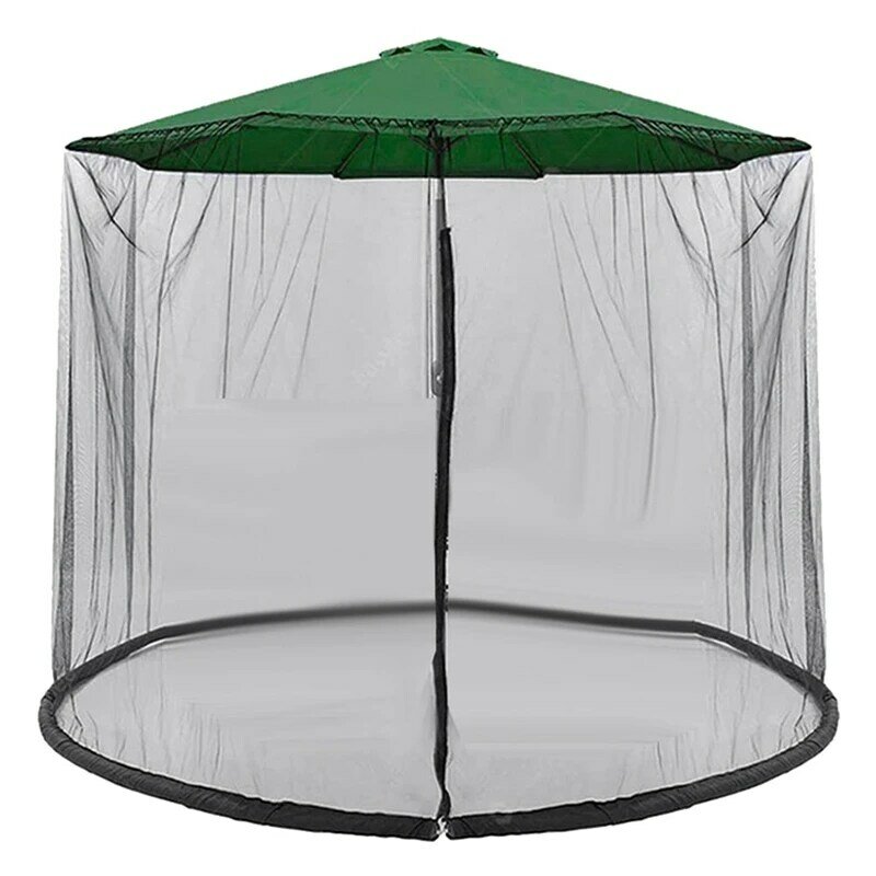1 Piece Mosquito Bug Net Parasol Outdoor Lawn Garden Camping Umbrella  Sunshade Cover For Outdoor Patio Camping Umbrella