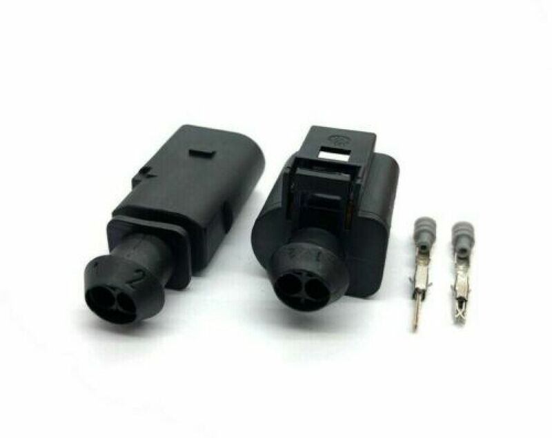 1 Set 2 Pin 1,5mm 1J0973802 1J0973702 Auto Temp Sensor Stecker Deflation Ventil Stecker Wasserdichte Elektrische Draht Buchse