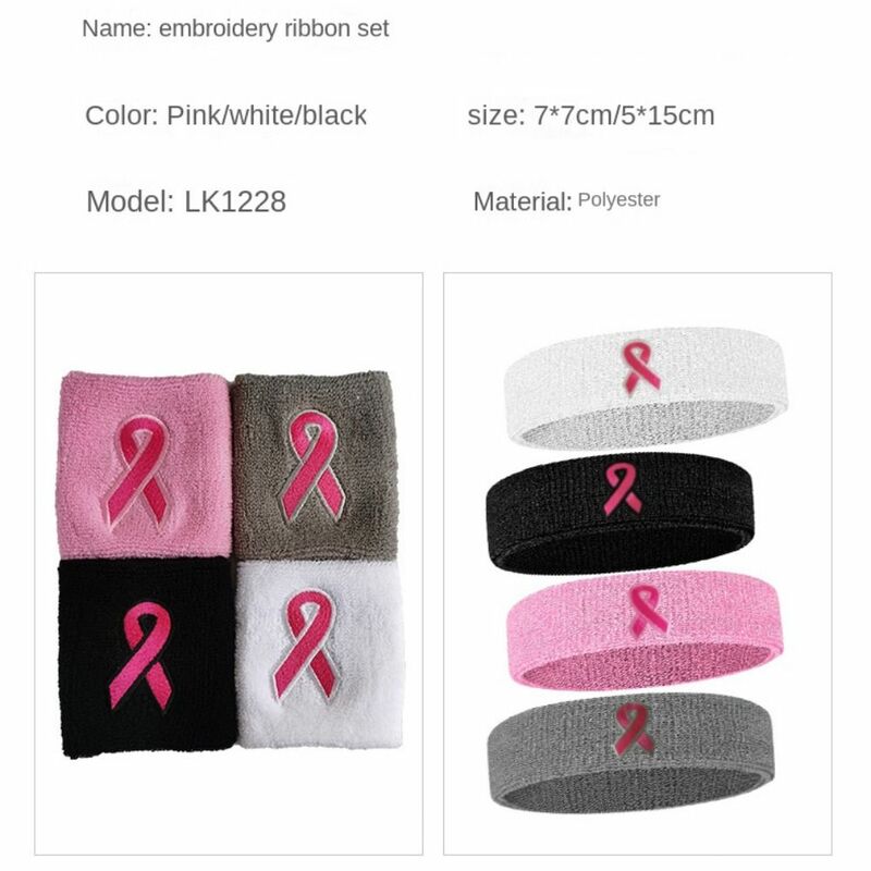 Braccialetti sportivi elastici elasticizzati per bambini che si prendono cura delle donne fascia da corsa assorbente protezione da polso rosa