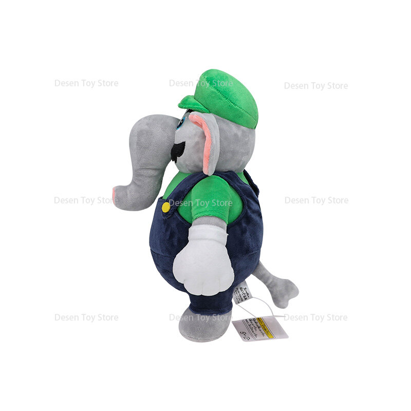 Boneca de pelúcia Mario Bros para crianças, elefante, pelúcia, elefante, Luigi, presentes de aniversário infantis, novos, 2 estilos