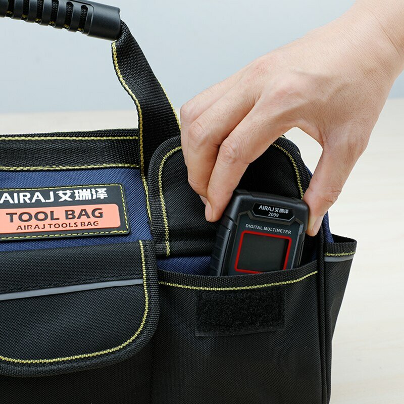 Airaj Werkzeug tasche starke Multi-Function1680D Oxford Stoff wasserdichte Elektriker Tasche, Multi-Pocket Anti-Fall-Aufbewahrung tasche