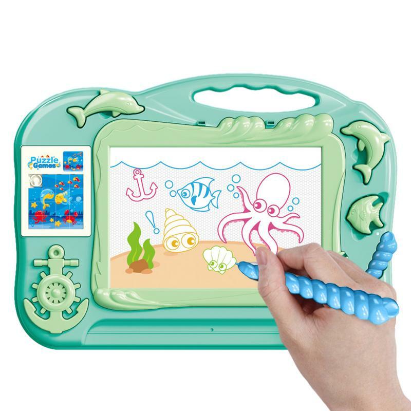 Planche à dessin magnétique effaçable pour enfants, bloc-notes pour écrire et peindre