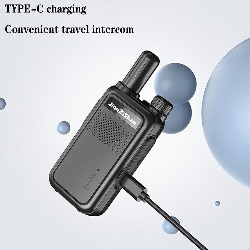 Mini walkie-talkie inalámbrico pequeño para exteriores, micro intercomunicador de mano para catering, escuela, hotel, KTV, bar, 4 piezas