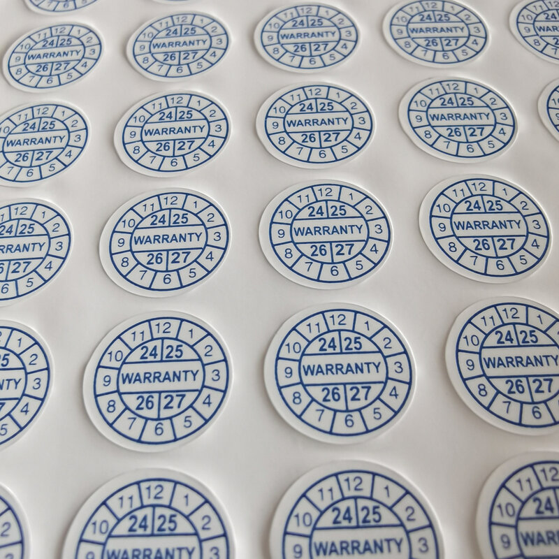 450pcs 10mm Diameter Round Fragile Paper Sticker Warranty Destructive Adhesive Eggshell Seal