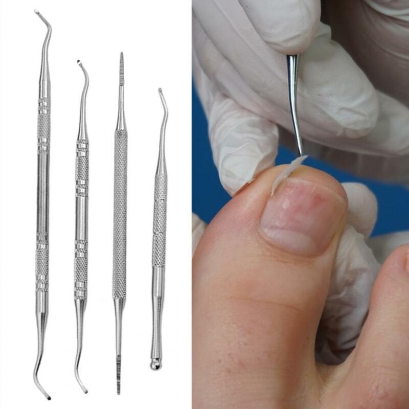 Zestaw narzędzi do usuwania paznokci ze stali nierdzewnej profesjonalny zestaw do bezpiecznego Pedicure pielęgnacja paznokci precyzyjnych narzędzi do leczenia