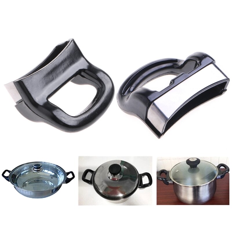 Cookware Pan Short Side Handle Black Grip Replacement Pot Handle Durable A0NC