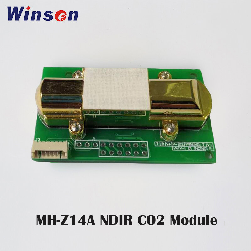 2 pces winsen MH-Z14A ndir módulo de gás infravermelho sensor co2 ndir módulo sensor dióxido carbono, uart, pwm onda