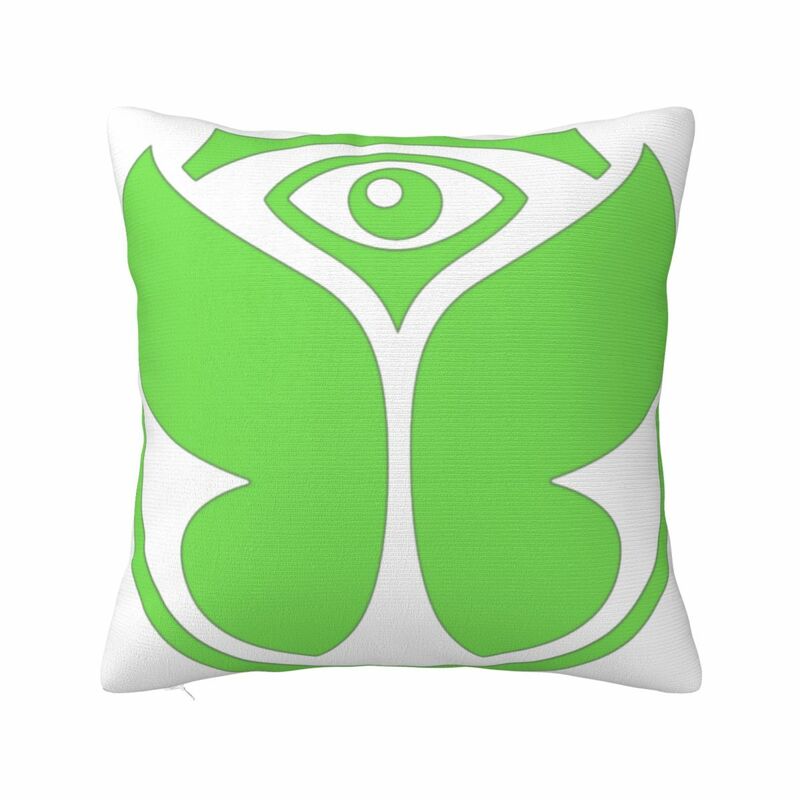 Tomorrowland-funda de almohada cuadrada para sofá, color verde