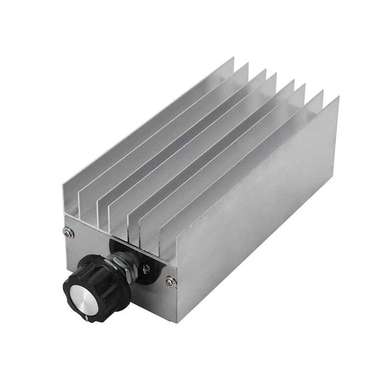 Heiße 2x AC 220V 6000W Scr Spannungs regler Controller elektronische Dimmer Thermostat Drehzahl regelung Form mit Gehäuse