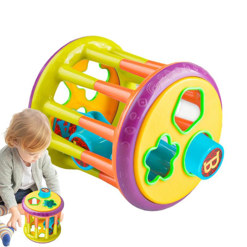 Игрушка-кубик Монтессори, игрушки Монтессори, подходящая игра, тонкая детская развивающая игрушка для дошкольного обучения, игрушки для сортировки цветов для